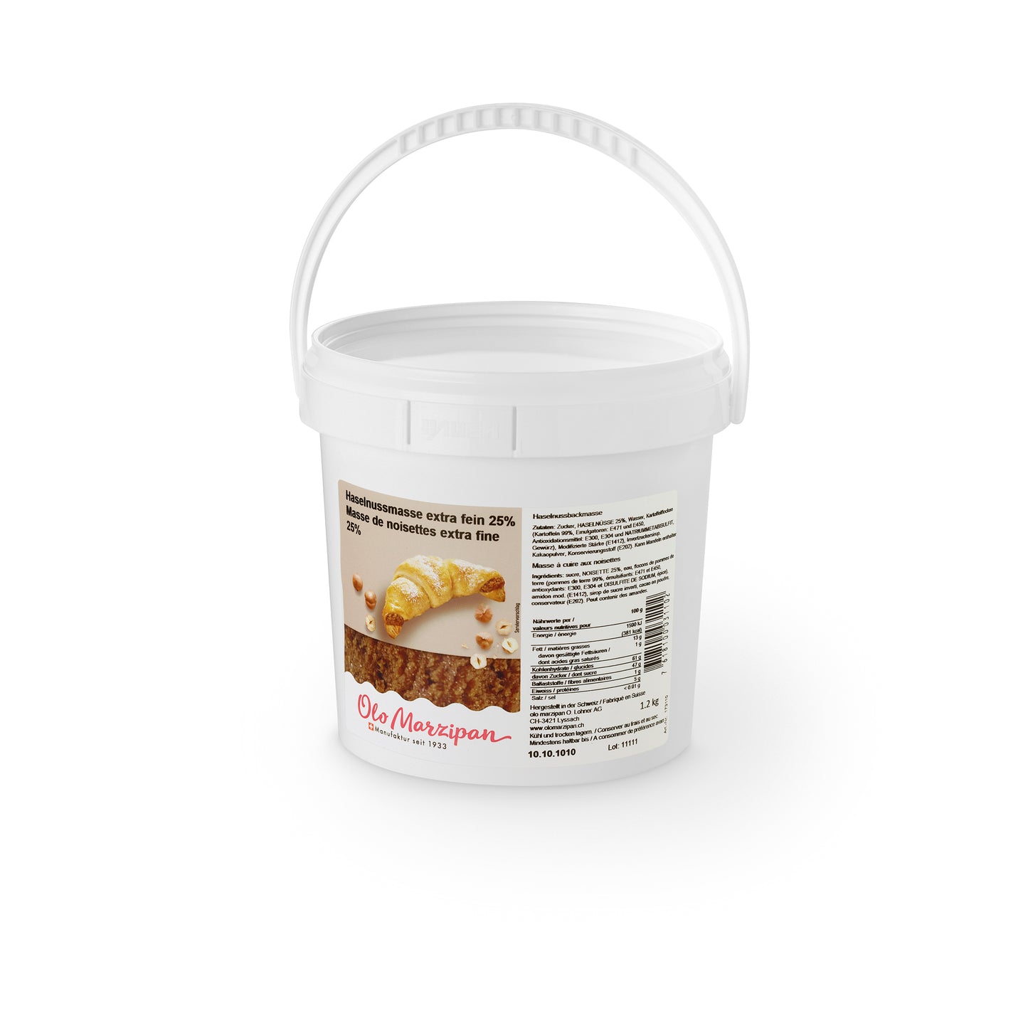 olo Haselnussbackmasse extra fein 25%