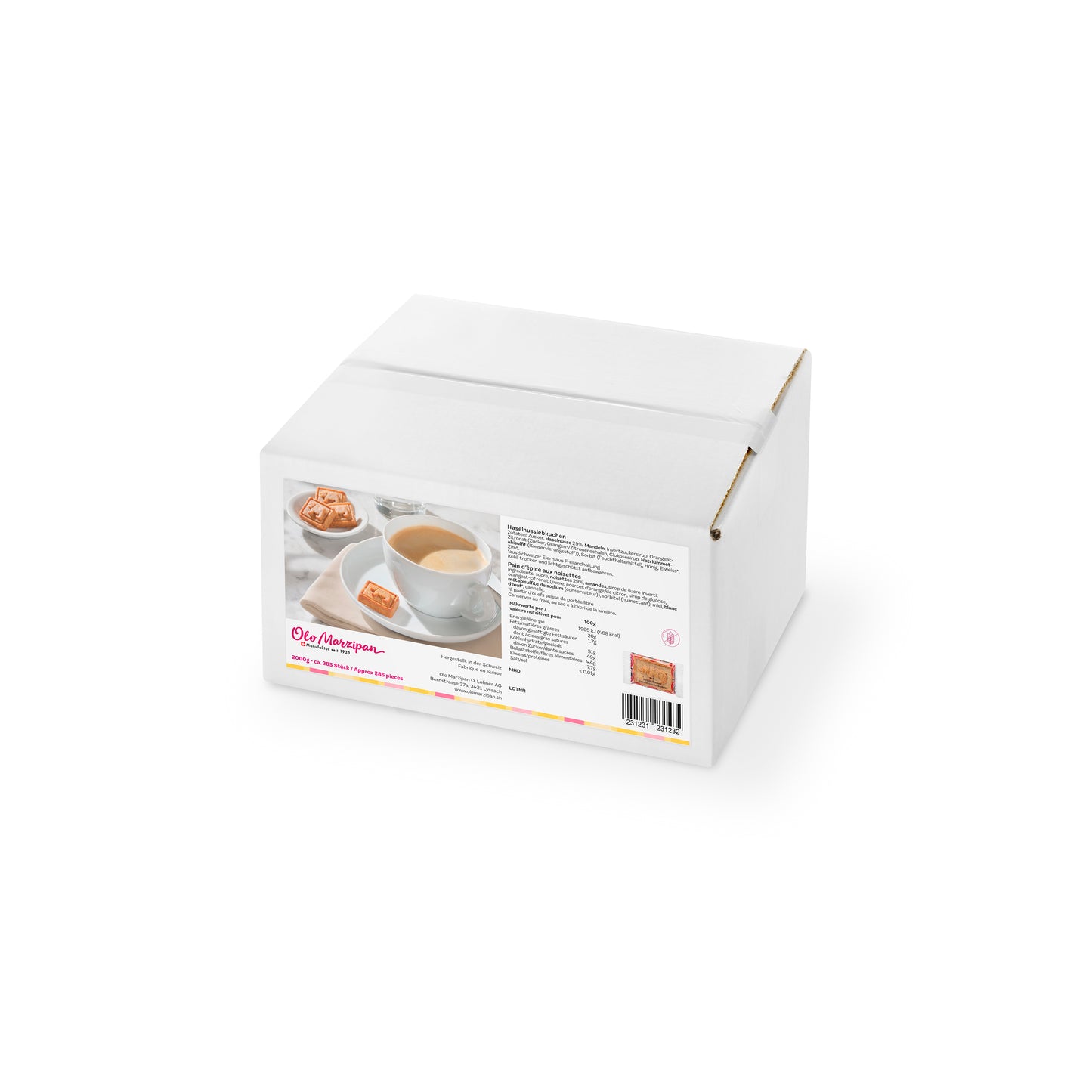 Haselnusslebkuchen-Leckerli 7g CH-Kreuz