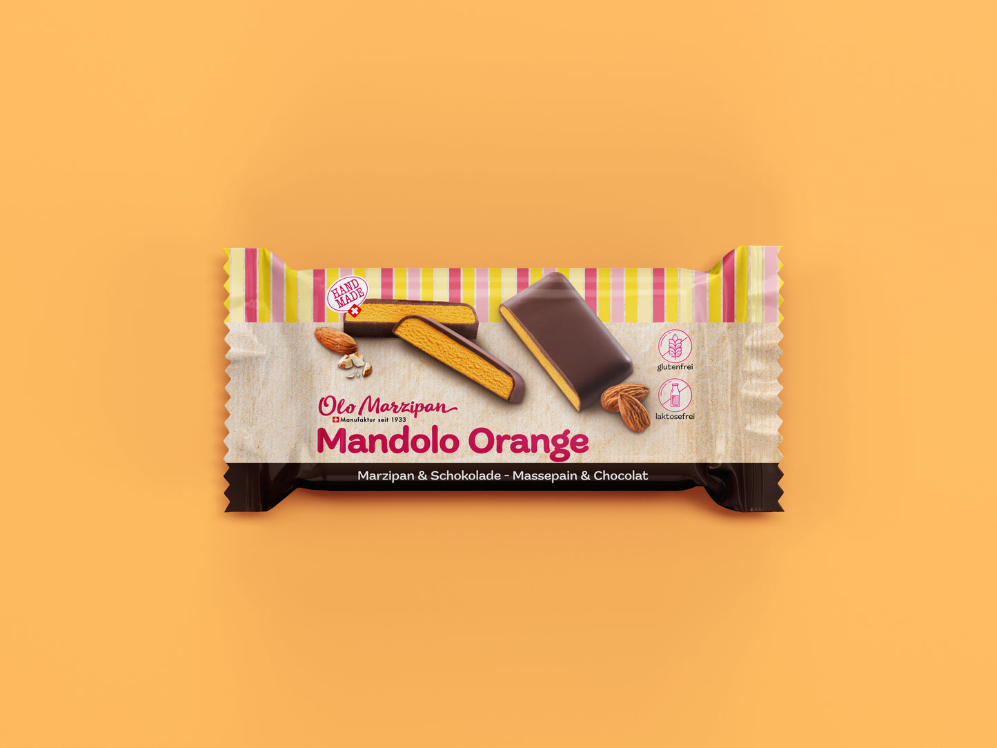 Mandolo Orangen-Marzipan mit Schokolade